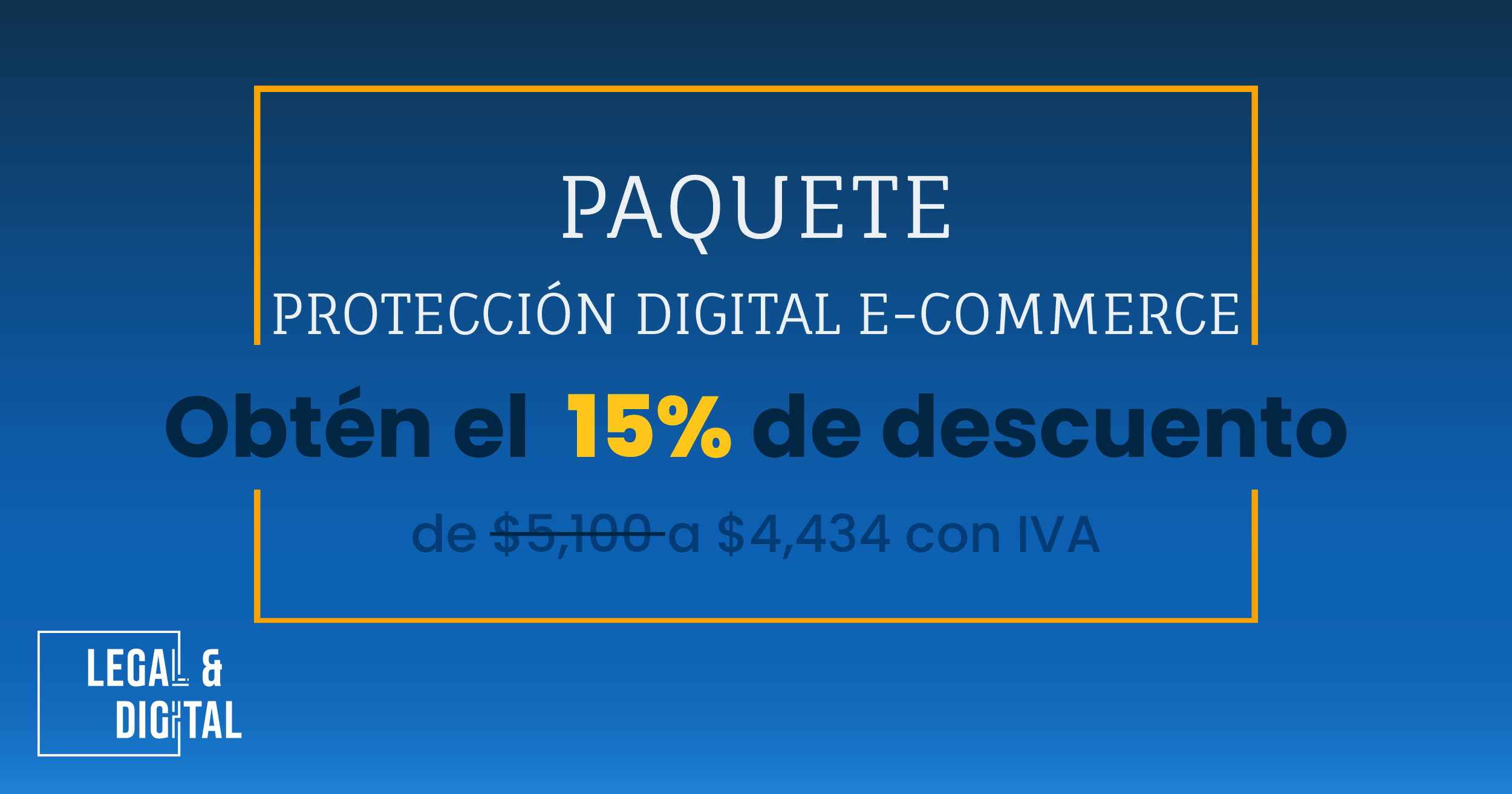 Protege tu e-commerce con esta promoción